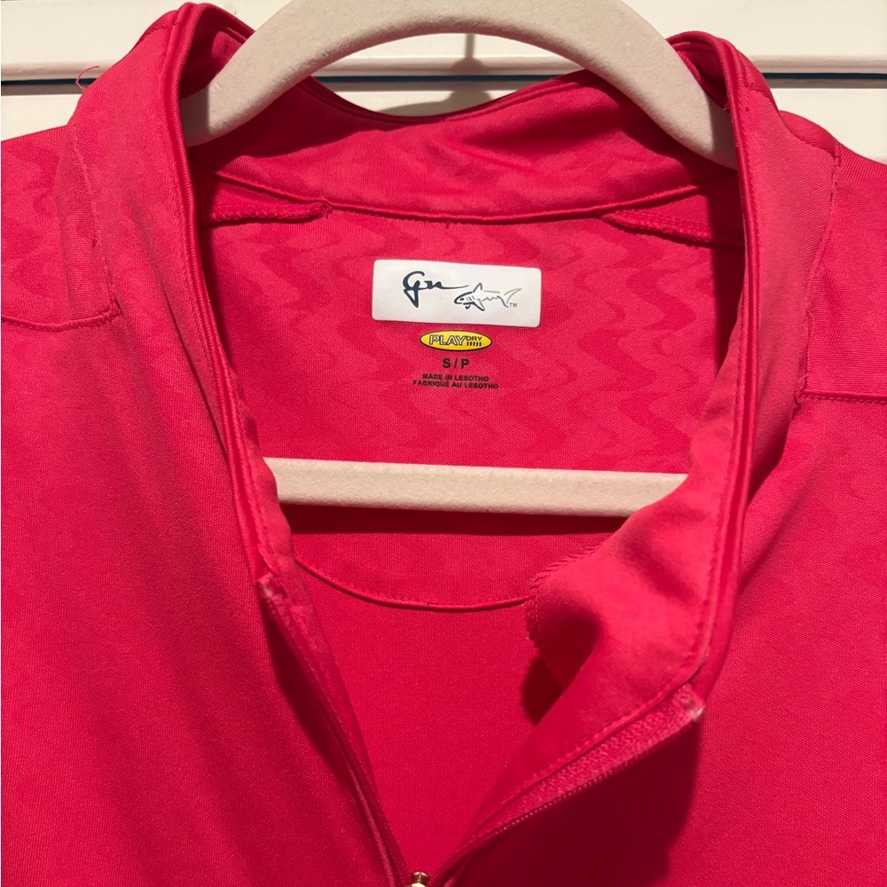 Greg Norman Collection hot pink sleeveless golf Top